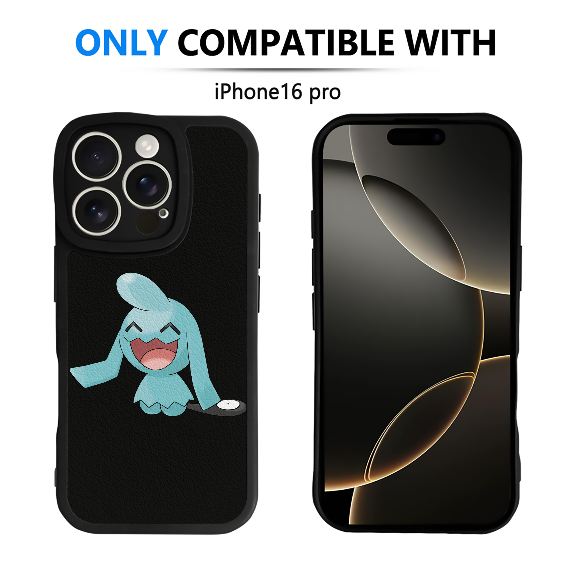 （画像用） ポケットモンスター Pokémon 【iPhone 16シリーズ対応】シリコンスマホケース（レザー調） 材質：シリコン